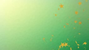Animation of merry and bright text banner over christmas tree icon against green gradient background. Christmas festivity and celebration concept - Powered by Shutterstock - Get 15% off with code: PIKWIZARD15
