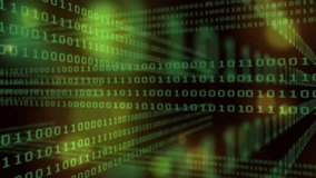 Animation of binary coding digital data processing over dark background. Global connections, computing and data processing concept digitally generated video. - Powered by Shutterstock - Get 15% off with code: PIKWIZARD15