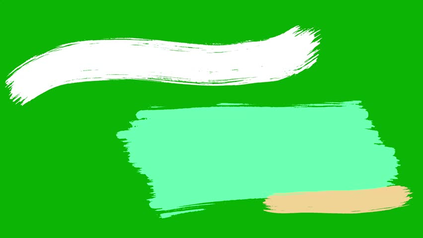 Hand Drawn Brush Stroke Lower Thirds. Grunge, chalk, scribble animated lower thirds with sketch, doodle, brush, and distortion effects for video overlays and motion graphics.