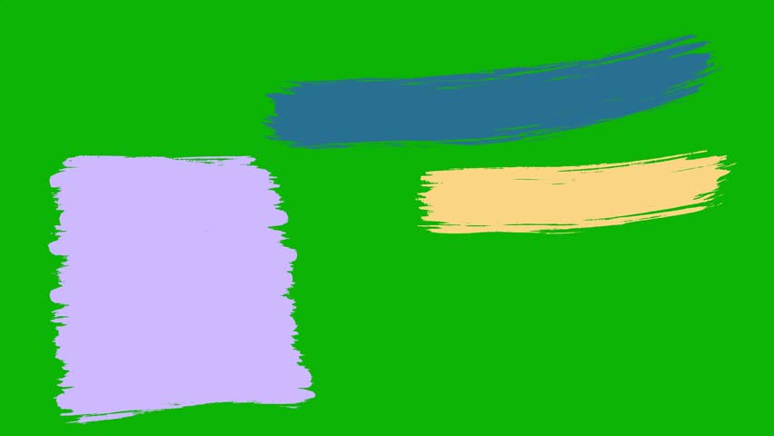 Hand Drawn Brush Stroke Lower Thirds. Grunge, chalk, scribble animated lower thirds with sketch, doodle, brush, and distortion effects for video overlays and motion graphics.
