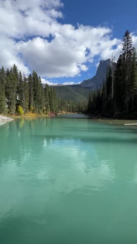 Short Clip of Emerald Lake in British Columbia, Canada