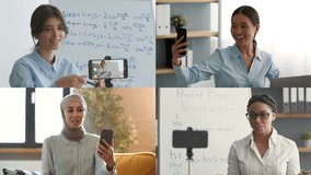 Engaging online learning sessions with diverse students using smartphones - Powered by Shutterstock - Get 15% off with code: PIKWIZARD15