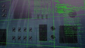 Animation of digital interface over data processing. Global finance business and digital interface concept digitally generated video. - Powered by Shutterstock - Get 15% off with code: PIKWIZARD15