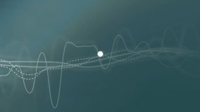 Animation of glowing square shapes and digital wave over spinning globe against clouds in the sky. Global networking and cloud data storage technology concept - Powered by Shutterstock - Get 15% off with code: PIKWIZARD15