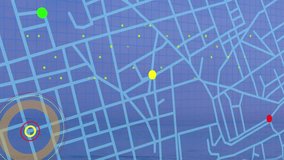 Animation of data processing with map over caucasian man running. Global sports, connections, data processing, digital interface and computing concept digitally generated video. - Powered by Shutterstock - Get 15% off with code: PIKWIZARD15