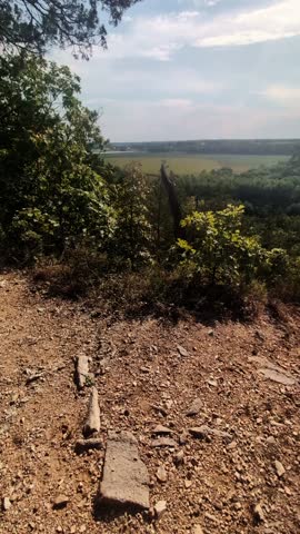View from Frenchman’s Bluff Trail in Cuivre River State Park, Missouri