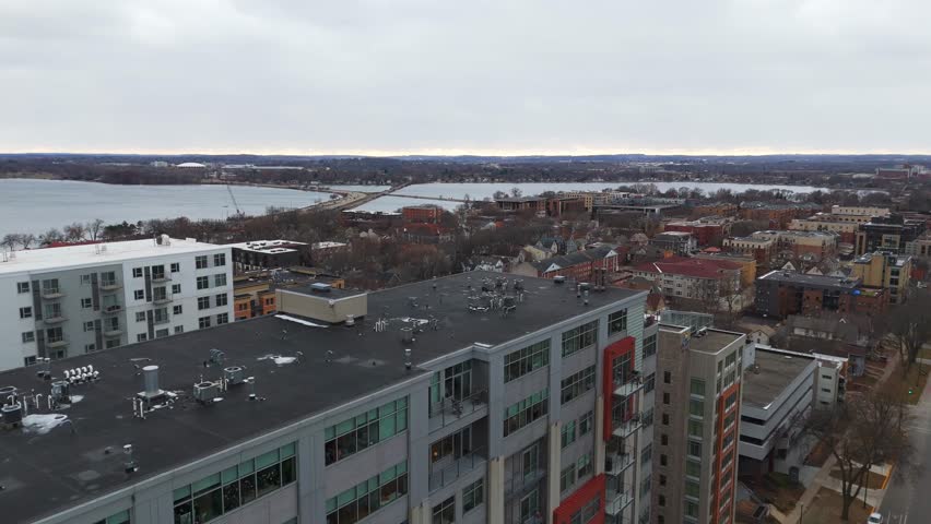 Downtown Madison, Wi, Aerial view