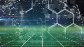 Animation of dna strand spinning and medical data processing. Global science data processing and digital interface concept digitally generated video. - Powered by Shutterstock - Get 15% off with code: PIKWIZARD15