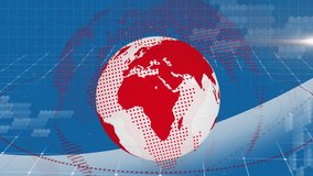 Digital animation of network of profile icons against spinning network of connections on blue background. Global business finances and data processing concept digitally generated video. - Powered by Shutterstock - Get 15% off with code: PIKWIZARD15