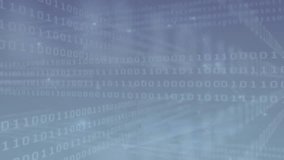 Animation of data processing over clock moving. Global business and digital interface concept digitally generated video. - Powered by Shutterstock - Get 15% off with code: PIKWIZARD15