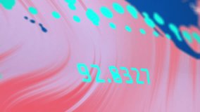 Animation of profile icons and data processing over world map against pink digital waves. Computer interface and business technology concept - Powered by Shutterstock - Get 15% off with code: PIKWIZARD15