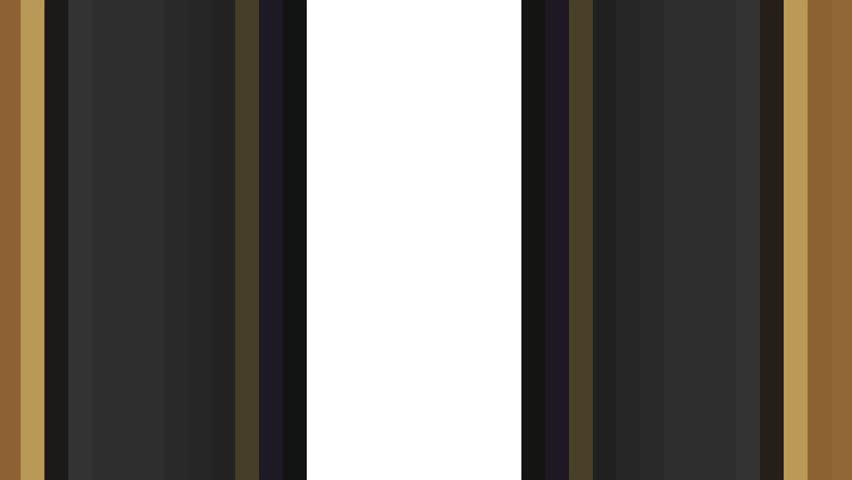 elegant gold and black vertical stripes background loop