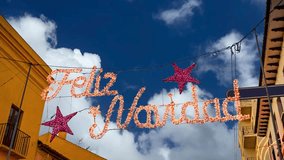 Merry Christmas – Feliz Navidad Message
Feliz Navidad Seasonal Illustration Image
Spanish Text Feliz Navidad, Means Merry Christmas In English, Golden Blue Shiny Christmas Decor, Winter Background

stars, symbol, tradition, vintage, lettering, art, white, snow, traditional, ball, gift, invitation,, letter, light, congratulation, , noel, calligraphy, illustration, background, celebration, banner, holiday, season, greeting, new, xmas, happy, spanish, december, beautiful, spain, label, festive, confetti, vector, design, flat, winter, poster, creative, decorative, christmas, decoration, text, view, merry, year - Powered by Shutterstock - Get 15% off with code: PIKWIZARD15