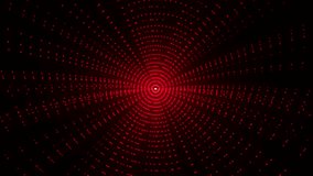 4K Red Digital Data Vortex Tunnel with Glowing Dots Futuristic Technology Cyber Security Motion Background - Powered by Shutterstock - Get 15% off with code: PIKWIZARD15