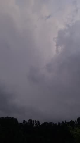 Massive clouds, sunset and thunderstorms, low-fi day in Switzerland