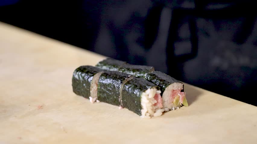 Close-up shot of a chef