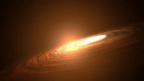 Black hole with lensing effect and accretion disk. Cinematic space rendering for science, technology and science fiction visualizations. High resolution 4k. - Powered by Shutterstock - Get 15% off with code: PIKWIZARD15
