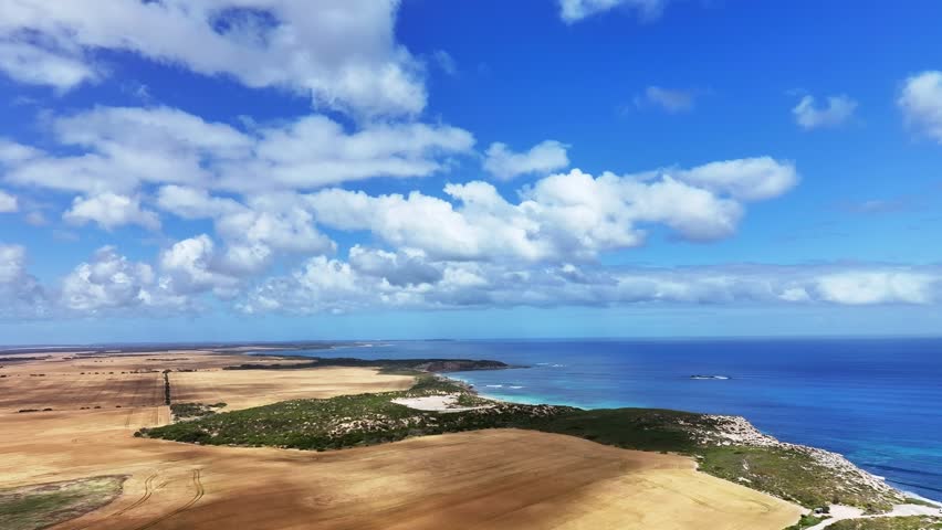 Spectacular aerial footage of Daly Head near Corny Point South Australia