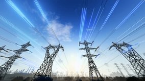 Ultra-high voltage and power towers transmit current signals - Powered by Shutterstock - Get 15% off with code: PIKWIZARD15