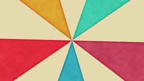 Retro comic background loop rainbow, endless colorful moving stripes, background animation, vintage animated radial ray motion graphics - Powered by Shutterstock - Get 15% off with code: PIKWIZARD15