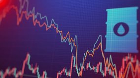 Digital stock market dashboard with analytics, commodity prices, candlestick chart for investment and trading analysis, Financial investment background. crude oil barrels Graph. profit arrows. global - Powered by Shutterstock - Get 15% off with code: PIKWIZARD15
