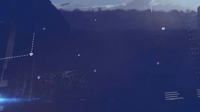 Animation of diverse data over caucasian man looking at sunset. data processing, nature, technology and digital interface concept digitally generated video. - Powered by Shutterstock - Get 15% off with code: PIKWIZARD15