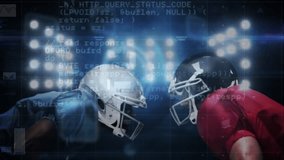 Animation of data processing over diverse male rugby players. global business, sport and digital interface concept digitally generated video. - Powered by Shutterstock - Get 15% off with code: PIKWIZARD15