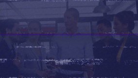 Animation of binary coding over diverse football players on beach. Global energy renewable resources finance and technology concept digitally generated video. - Powered by Shutterstock - Get 15% off with code: PIKWIZARD15