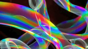 Vibrant Abstract Prismatic Light Trails on Dark Background - Powered by Shutterstock - Get 15% off with code: PIKWIZARD15