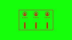 Dynamic motion graphics displaying digital data panel with human icons and statistical charts. Professional flat style interface animation. - Powered by Shutterstock - Get 15% off with code: PIKWIZARD15