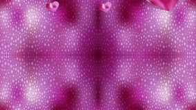 animation of pink hearts floating on a soft, textured motion background - Powered by Shutterstock - Get 15% off with code: PIKWIZARD15