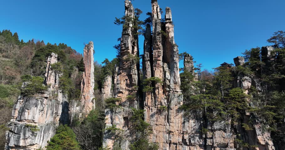  Beautiful landscape in Zhangjiajie National Forest Park, China