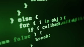 Close up of computer monitor screen with green programming code, hacker background, software development, cyber security, coding technologies and digital innovation concept - Powered by Shutterstock - Get 15% off with code: PIKWIZARD15