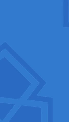 A vibrant blue ramadan background with a layered geometric pattern overlay. The pattern consists of sharp, angular lines and shapes in slightly darker shades of blue, creating a sense of depth and structure.