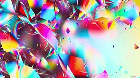 Vibrant Abstract Prismatic Shards Background - Powered by Shutterstock - Get 15% off with code: PIKWIZARD15