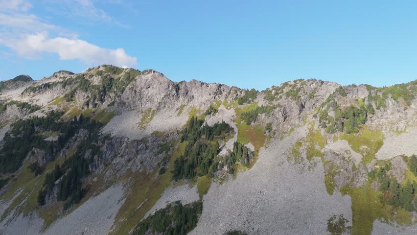 Majestic Peaks of British Columbia: A Stunning Aerial View of the Rocky Mountain Landscape in Canada