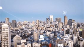 "Metropolis skyline with futuristic data overlays, showcasing a dynamic urban cityscape with advanced visualizations and high-tech city elements." - Powered by Shutterstock - Get 15% off with code: PIKWIZARD15