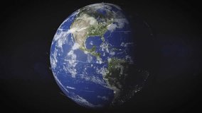"3D realistic animation of Earth with visual effects, data charts, and layered information, showing detailed planet and universe environment." - Powered by Shutterstock - Get 15% off with code: PIKWIZARD15