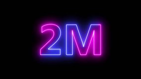 2M Neon Glow Text Liner Icon Animation – HD Stock Video - Powered by Shutterstock - Get 15% off with code: PIKWIZARD15