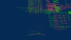 Animation of data processing on navy background. computers, programming, data processing and technology concept digitally generated video. - Powered by Shutterstock - Get 15% off with code: PIKWIZARD15