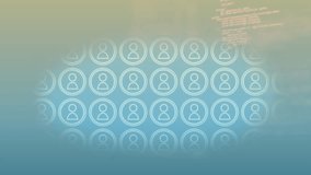 Composition of network of connections over text and icons. New technology network communication and connection concept digitally generated video. - Powered by Shutterstock - Get 15% off with code: PIKWIZARD15