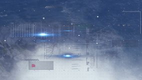 Animation of get the details over dna strand dna strand and data processing on screen. Global data processing digital interface and technology concept digitally generated video. - Powered by Shutterstock - Get 15% off with code: PIKWIZARD15