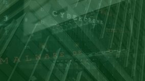 Animation of gray shapes and cyberattack warning over cityscape. Global technology, online security and digital interface concept digitally generated video. - Powered by Shutterstock - Get 15% off with code: PIKWIZARD15