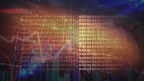 Animation of binary coding and data processing over football players. Global connections colour movement and digital interface concept digitally generated video. - Powered by Shutterstock - Get 15% off with code: PIKWIZARD15