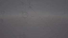 Animation of network of connections with data processing and padlock icon on black background. Technology, online security and digital interface concept digitally generated video. - Powered by Shutterstock - Get 15% off with code: PIKWIZARD15