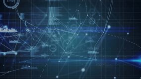 This technology, computing, and digital interface concept is generated by digitally animating mathematical formulae moving over a grid on a black background. Global networks connections and data - Powered by Shutterstock - Get 15% off with code: PIKWIZARD15