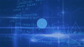 Animation of network of digital icons and data processing against blue background. Global networking and business technology concept - Powered by Shutterstock - Get 15% off with code: PIKWIZARD15