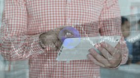 Animation of data processing over diverse students using laptop. Global education and digital interface concept digitally generated video. - Powered by Shutterstock - Get 15% off with code: PIKWIZARD15