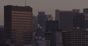 Animation of financial data processing over world map and cityscape. Global business, finance, computing and data processing concept digitally generated video. - Powered by Shutterstock - Get 15% off with code: PIKWIZARD15
