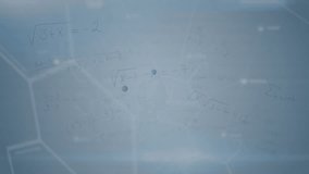 Animation of dna helix over mathematical equations and molecule structures on abstract background. Digitally generated, hologram, illustration, anatomy, solution, education, medical and technology. - Powered by Shutterstock - Get 15% off with code: PIKWIZARD15